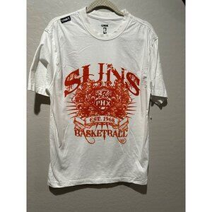 NBA Phoenix Suns white tee size L
